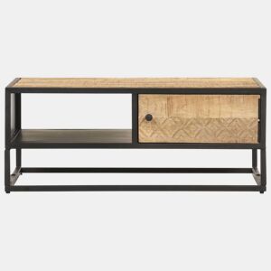 Móvel TV - Modulo de TV - Armário TV c porta esculpida 90x55x36 cm mangueira áspera