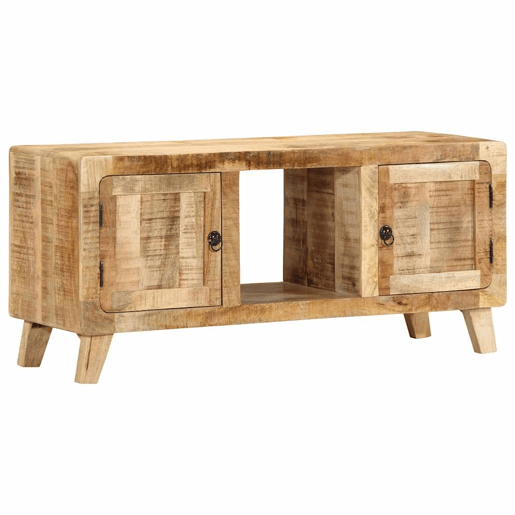 Móvel de TV - Modulo de TV - Armário de TV 105x46x32 cm madeira de mangueira áspera maciça Móvel de TV - Modulo de TV - Armário de TV 105x46x32 cm madeira de mangueira áspera maciça