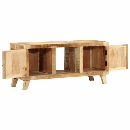 Móvel de TV - Modulo de TV - Armário de TV 105x46x32 cm madeira de mangueira áspera maciça Móvel de TV - Modulo de TV - Armário de TV 105x46x32 cm madeira de mangueira áspera maciça