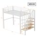 Cama alta para niños 145x251 Cama alta para niños 145x251 Blanco