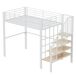 Cama alta para niños 145x251 Cama alta para niños 145x251 Blanco