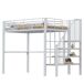 Cama alta para niños 145x251 Cama alta para niños 145x251 Blanco