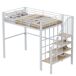 Cama alta para niños 145x251 Cama alta para niños 145x251 Blanco