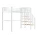 Cama alta para niños 145x251 Cama alta para niños 145x251 Blanco