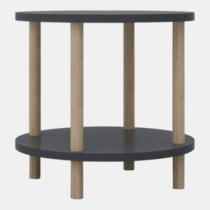 Mesa de apoio Ves 49xØ42 cm cinzento en.casa