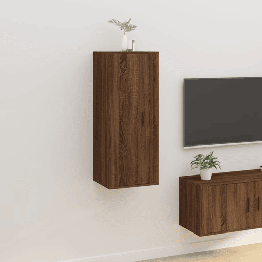 Móvel de TV - Modulo de TV - Armário de TV de parede 40x34,5x100 cm carvalho castanho