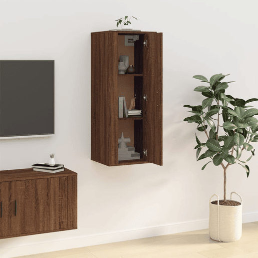 Móvel de TV - Modulo de TV - Armário de TV de parede 40x34,5x100 cm carvalho castanho