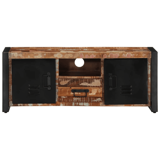 Móvel TV - Modulo de TV - Armário de TV 100x30x40 cm Madeira maciça recuperada