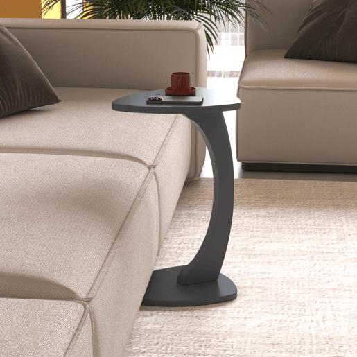 Mesa de apoio Klinerg 40x37x56 cm Cinzento en.casa