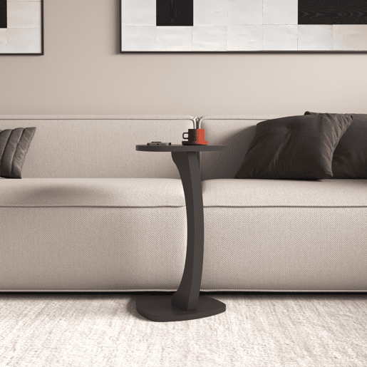 Mesa de apoio Klinerg 40x37x56 cm Cinzento en.casa