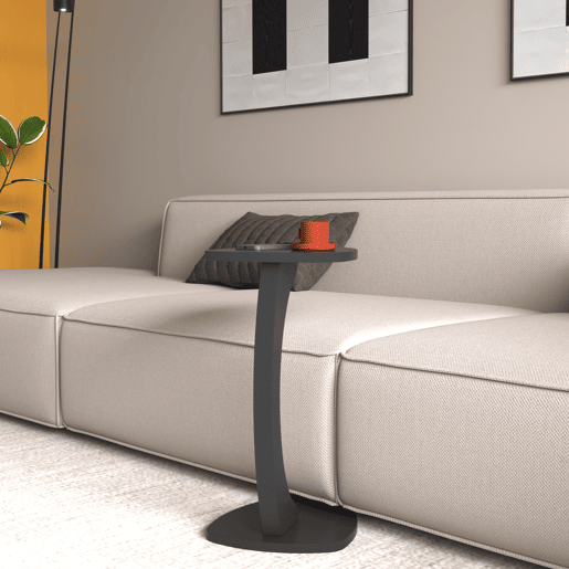 Mesa de apoio Klinerg 40x37x56 cm Cinzento en.casa