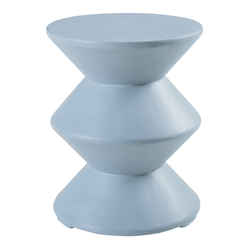 Mesa de apoio Kyppeslo 47xØ37 cm azul claro en.casa