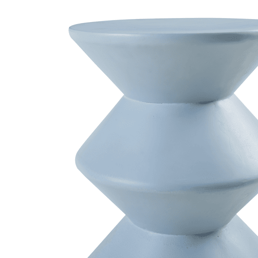 Mesa de apoio Kyppeslo 47xØ37 cm azul claro en.casa