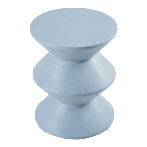 Mesa de apoio Kyppeslo 47xØ37 cm azul claro en.casa