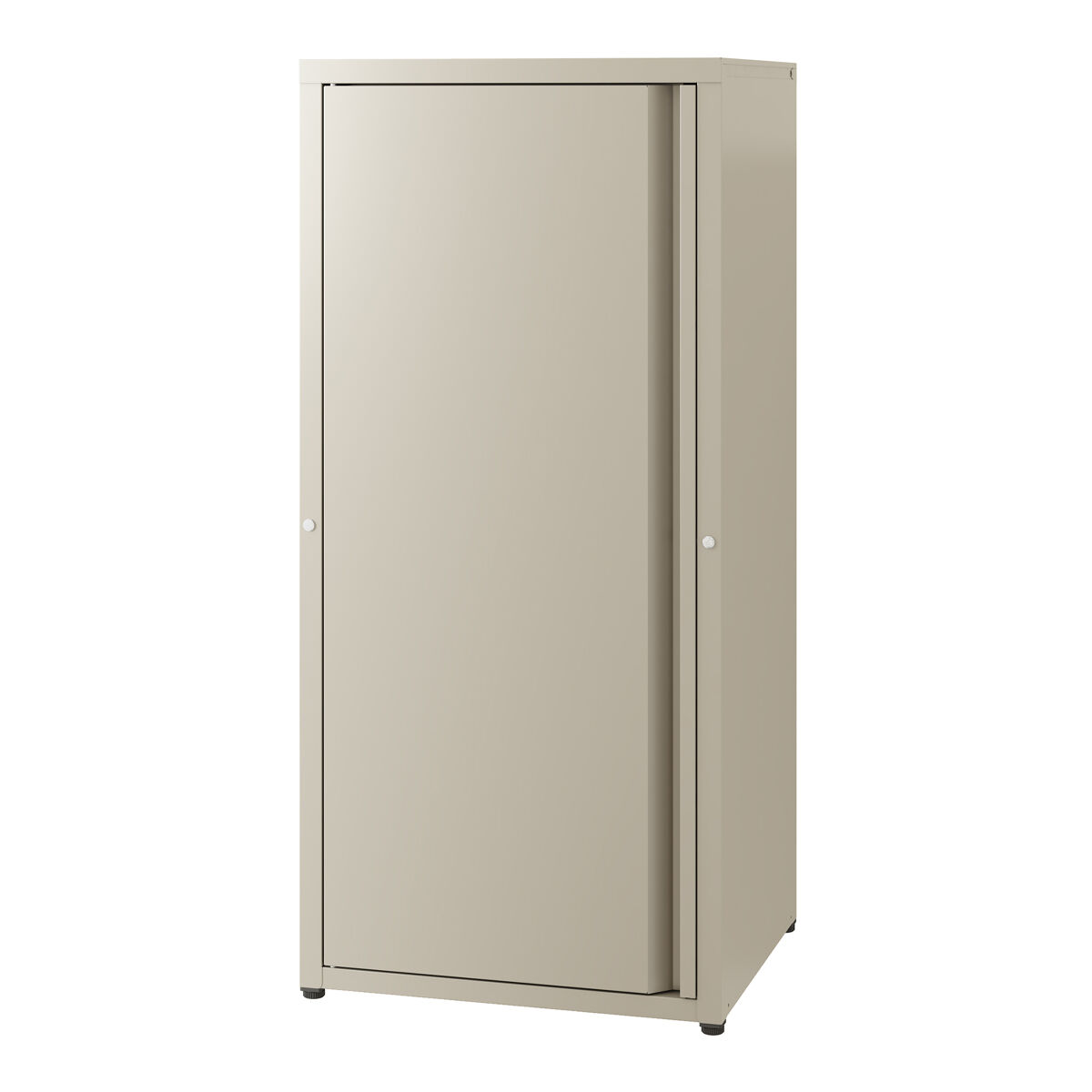 Armario de oficina burlöv acero 88x40x35 cm - camello [en.casa]
