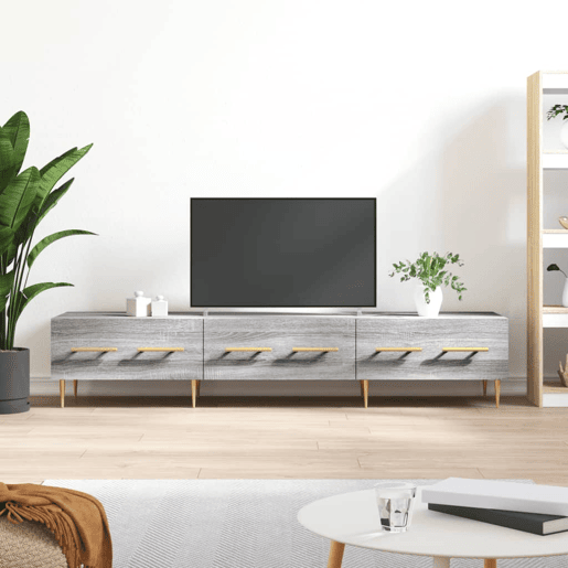Móvel de TV - Modulo de TV - Armário de TV 150x36x30 cm derivados de madeira cinzento sonoma