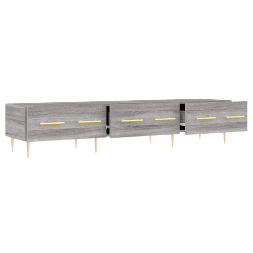 Móvel de TV - Modulo de TV - Armário de TV 150x36x30 cm derivados de madeira cinzento sonoma