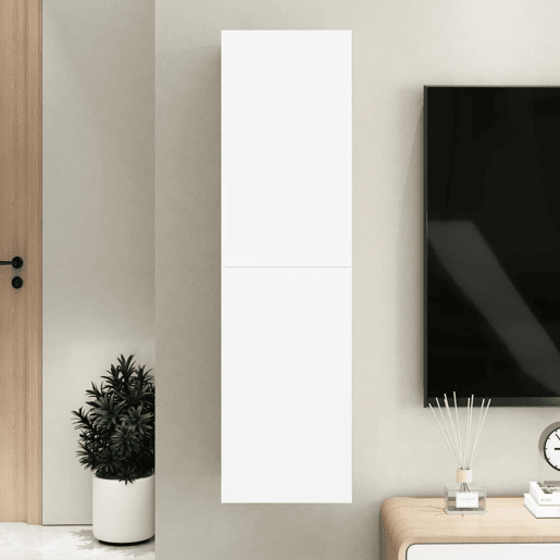 Móvel de TV - Modulo de TV - Armário de TV 30,5x30x110 cm derivados de madeira branco