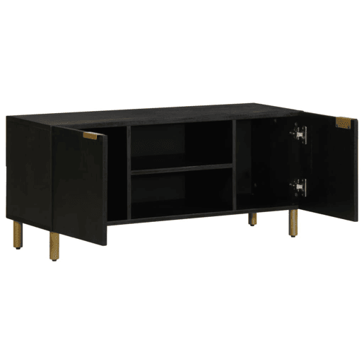 Móvel de TV - Modulo de TV - Armário de TV 105x33x46 cm derivados de madeira preto Móvel de TV - Modulo de TV - Armário de TV 105x33x46 cm derivados de madeira preto