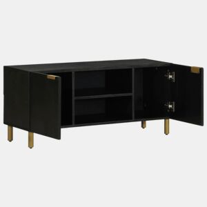 Móvel de TV - Modulo de TV - Armário de TV 105x33x46 cm derivados de madeira preto