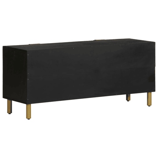 Móvel de TV - Modulo de TV - Armário de TV 105x33x46 cm derivados de madeira preto Móvel de TV - Modulo de TV - Armário de TV 105x33x46 cm derivados de madeira preto