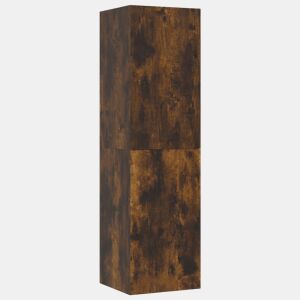 Móvel para TV - Móvel de TV - Armário de TV de parede 30,5x30x110 cm cor carvalho fumado