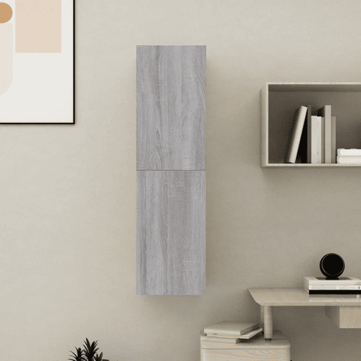 Móvel para TV - Móvel de TV - Armário de TV de parede 30,5x30x110 cm cinzento sonoma