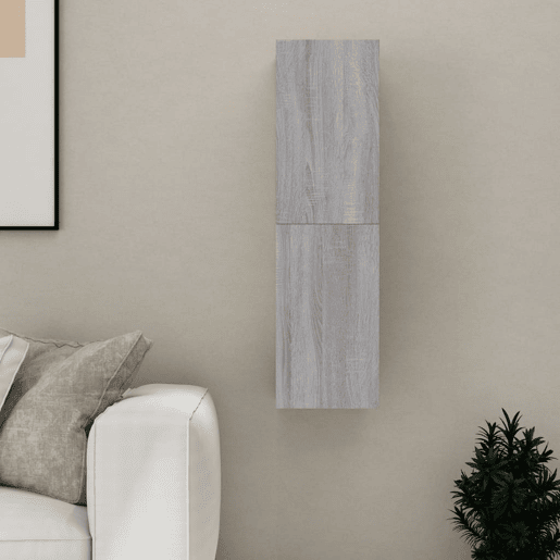 Móvel para TV - Móvel de TV - Armário de TV de parede 30,5x30x110 cm cinzento sonoma