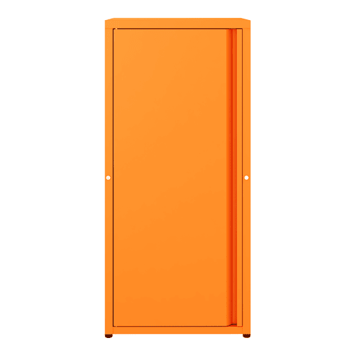 Armário metálico Burlöv aço 88 x 40 x 35 cm Laranja en.casa Armário metálico Burlöv aço 88 x 40 x 35 cm Laranja en.casa