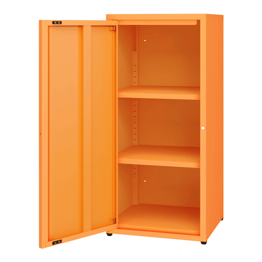 Armário metálico Burlöv aço 88 x 40 x 35 cm Laranja en.casa Armário metálico Burlöv aço 88 x 40 x 35 cm Laranja en.casa