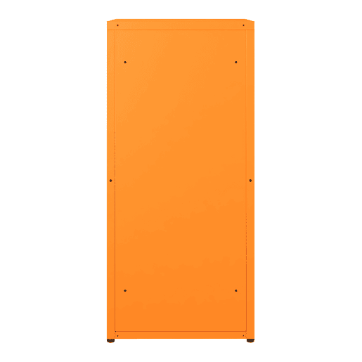Armário metálico Burlöv aço 88 x 40 x 35 cm Laranja en.casa Armário metálico Burlöv aço 88 x 40 x 35 cm Laranja en.casa