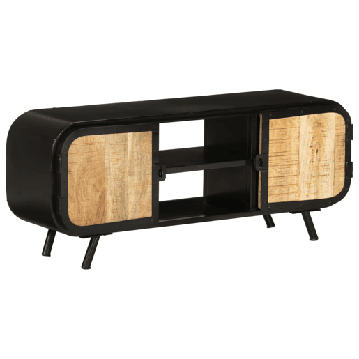 Móvel de TV - Modulo de TV - Armário de TV 110x30x45 cm madeira de mangueira áspera