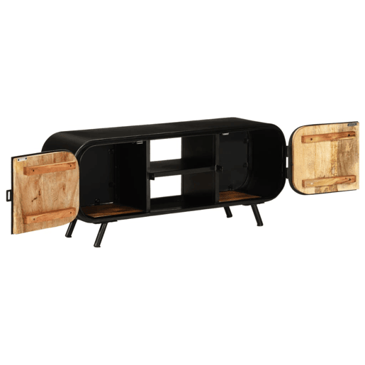 Móvel de TV - Modulo de TV - Armário de TV 110x30x45 cm madeira de mangueira áspera