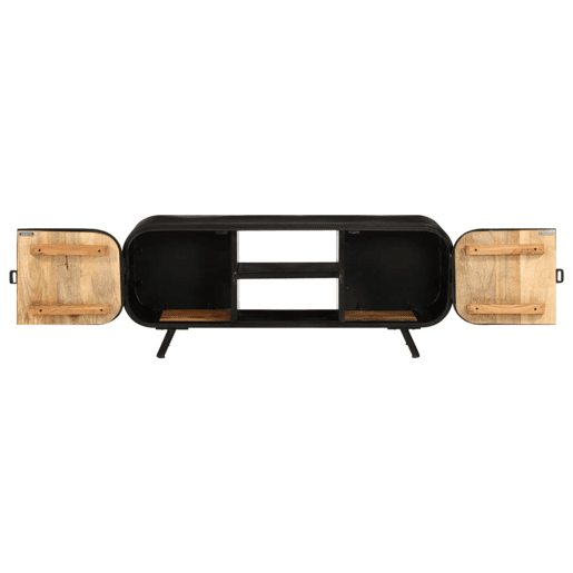 Móvel de TV - Modulo de TV - Armário de TV 110x30x45 cm madeira de mangueira áspera