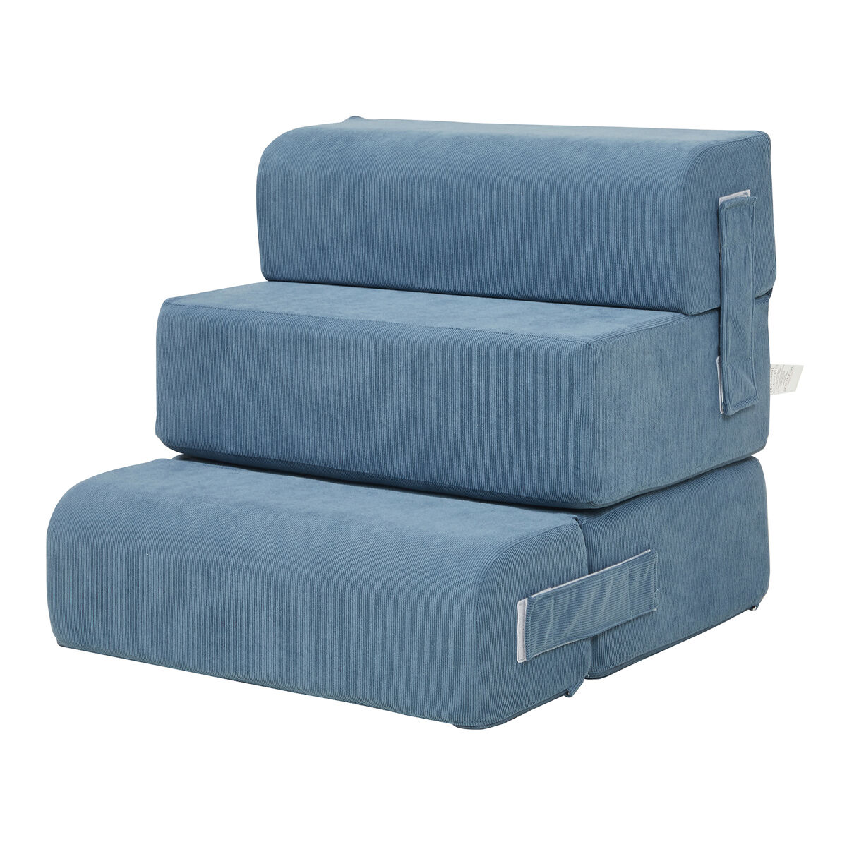 Escalera / cama modular para mascotas joelerhatra 4 piezas 45x50x45cm - azul [en.casa]