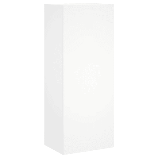 Móvel de parede p TV - Armário de TV 40,5x30x102cm derivados de madeira branco