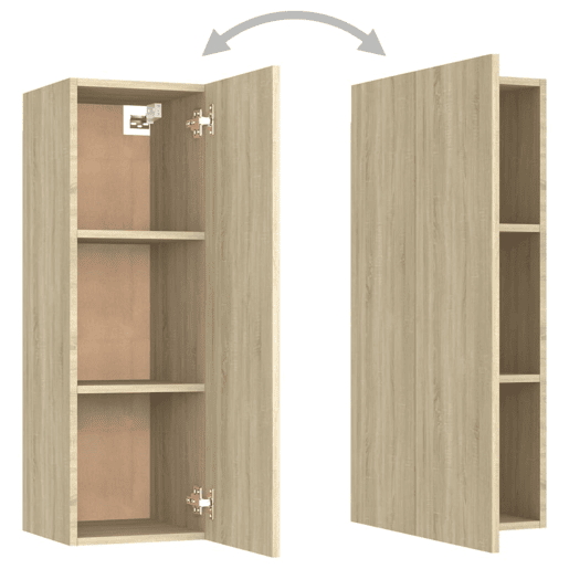 Móvel de TV - Modulo de TV - Armário de TV 30,5x30x90 cm derivados de madeira carvalho sonoma