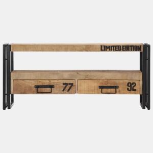 Móvel de TV - Modulo de TV - Armário de TV 100x30x45 cm madeira de mangueira maciça