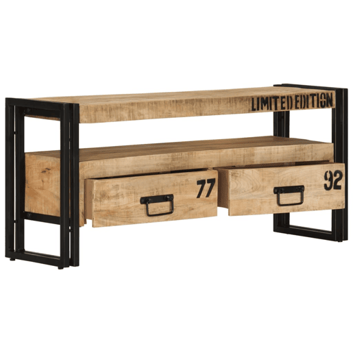 Móvel de TV - Modulo de TV - Armário de TV 100x30x45 cm madeira de mangueira maciça