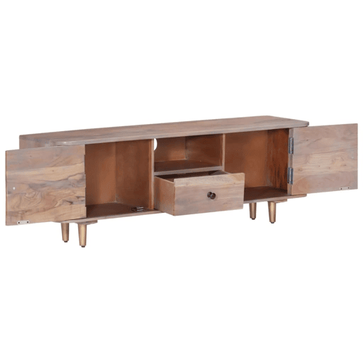 Móvel de TV - Modulo de TV - Armário de TV 118x30x40 cm madeira de acácia maciça Móvel de TV - Modulo de TV - Armário de TV 118x30x40 cm madeira de acácia maciça