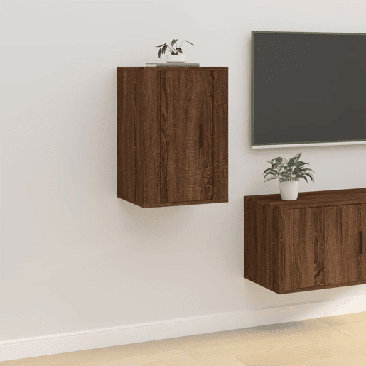 Móvel de TV - Modulo de TV - Armário de TV de parede 40x34,5x60 cm carvalho castanho