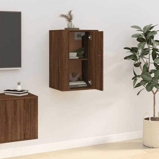 Móvel de TV - Modulo de TV - Armário de TV de parede 40x34,5x60 cm carvalho castanho