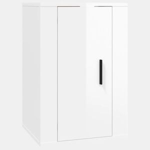 Móvel de TV - Modulo de TV - Armário de TV de parede 40x34,5x60 cm branco brilhante