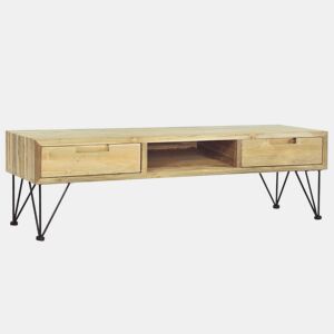 Móvel de TV - Modulo de TV - Armário de TV 120x35x35 cm teca maciça