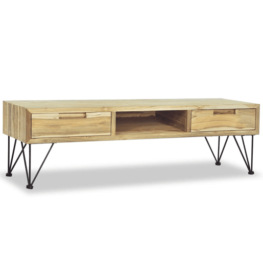 Móvel de TV - Modulo de TV - Armário de TV 120x35x35 cm teca maciça