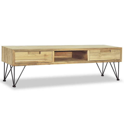 Móvel de TV - Modulo de TV - Armário de TV 120x35x35 cm teca maciça
