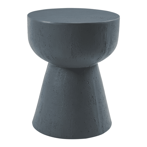 Mesa de apoio Oulvepijanse 51xØ40 cm cinzento escuro en.casa