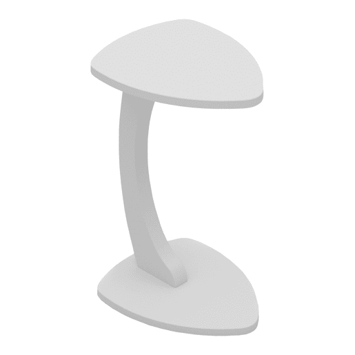 Mesa de apoio Klinerg 40x37x56 cm branco en.casa