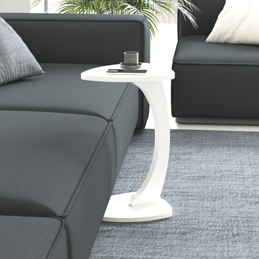Mesa de apoio Klinerg 40x37x56 cm branco en.casa