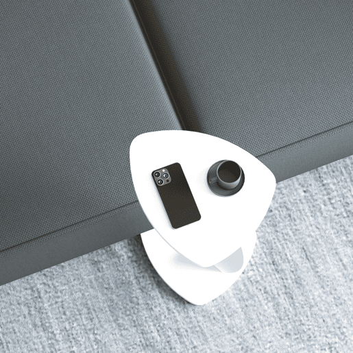 Mesa de apoio Klinerg 40x37x56 cm branco en.casa